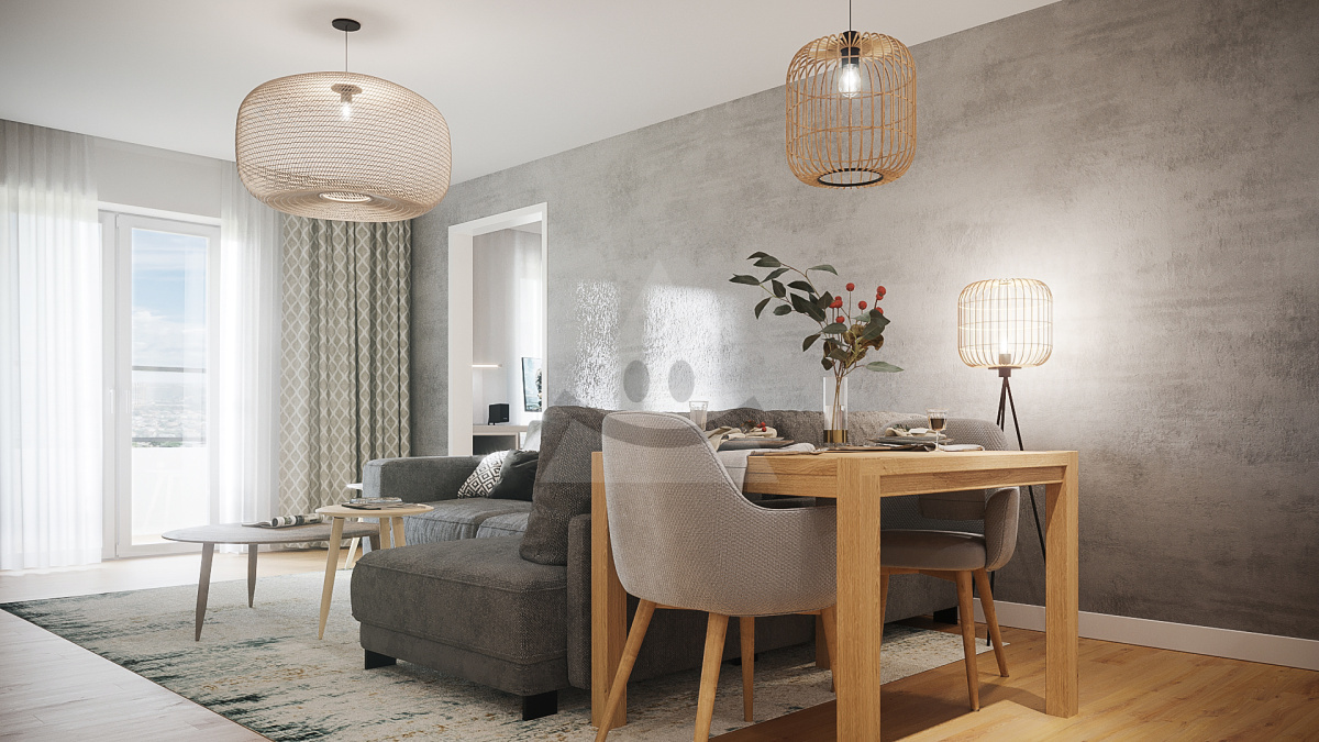 Na predaj 2-izbový zariadený byt v Danubia residence