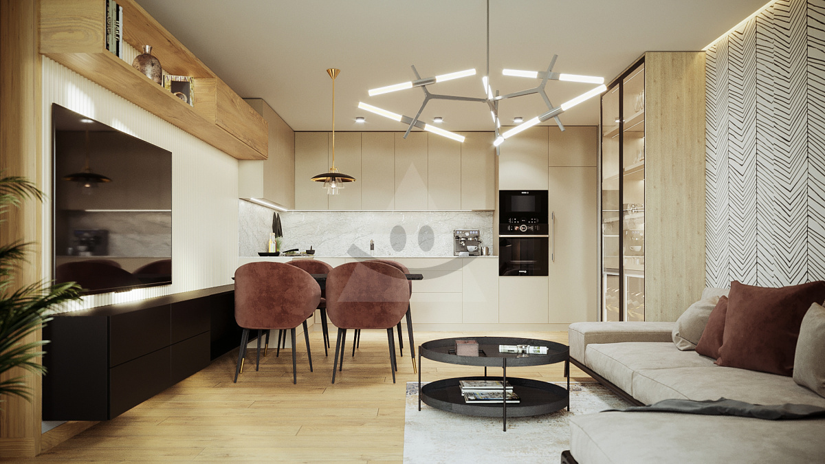 Na predaj moderný kompletne zariadený 2-izbový byt v novostavbe