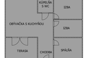 Na predaj rozostavaná chata v Novej Stráži